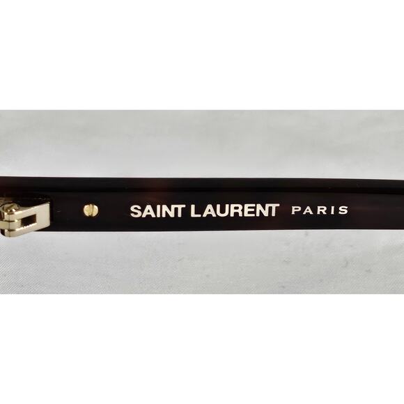 SAINT LAURENT PARIS SL M111 HAVANA TORTOISESHELL DESIGNER EYEGLASSES 52-18-145 - Picture 6 of 10